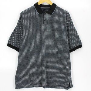 Vintage Remark Polo Shirt Men's Casual Retro Short Sleeve Multicolor Size XL